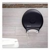 San Jamar Single 12" JBT Bath Tissue Dispenser, 1 Roll, 12.9x5-5/8x14-7/8, Black SAN R6000TBK